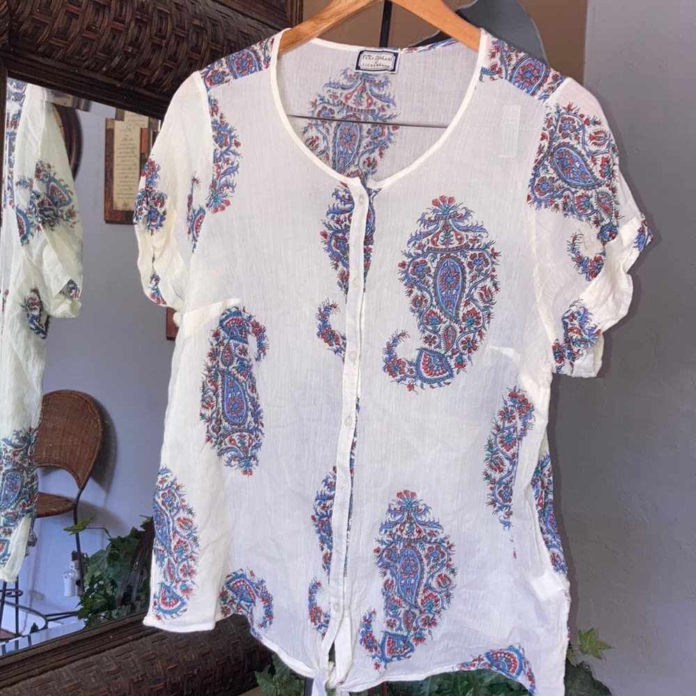 Peter Dunham for Lucky Brand Top